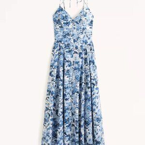 NEW // NWT // Abercrombie M Strappy Drop-Waist Maxi Dress